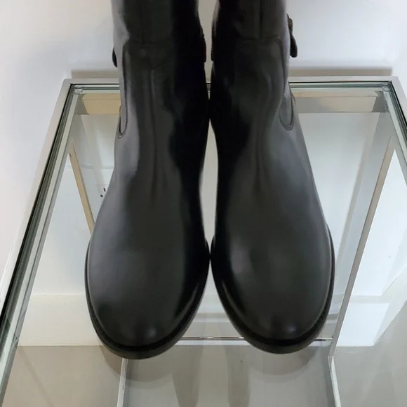 LOVE David & Richard women’s Black Leather boots Made In Italy Size 40 (10)NWOB - Picture 6 of 11